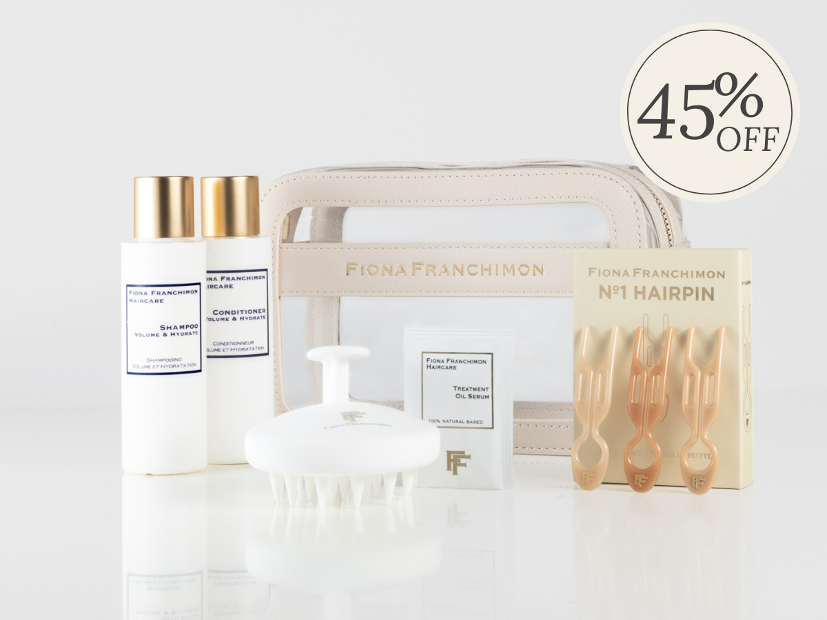 Fiona Franchimon Travel-beautycase | Volume & Hydrate |  Nº1 HAIRPIN