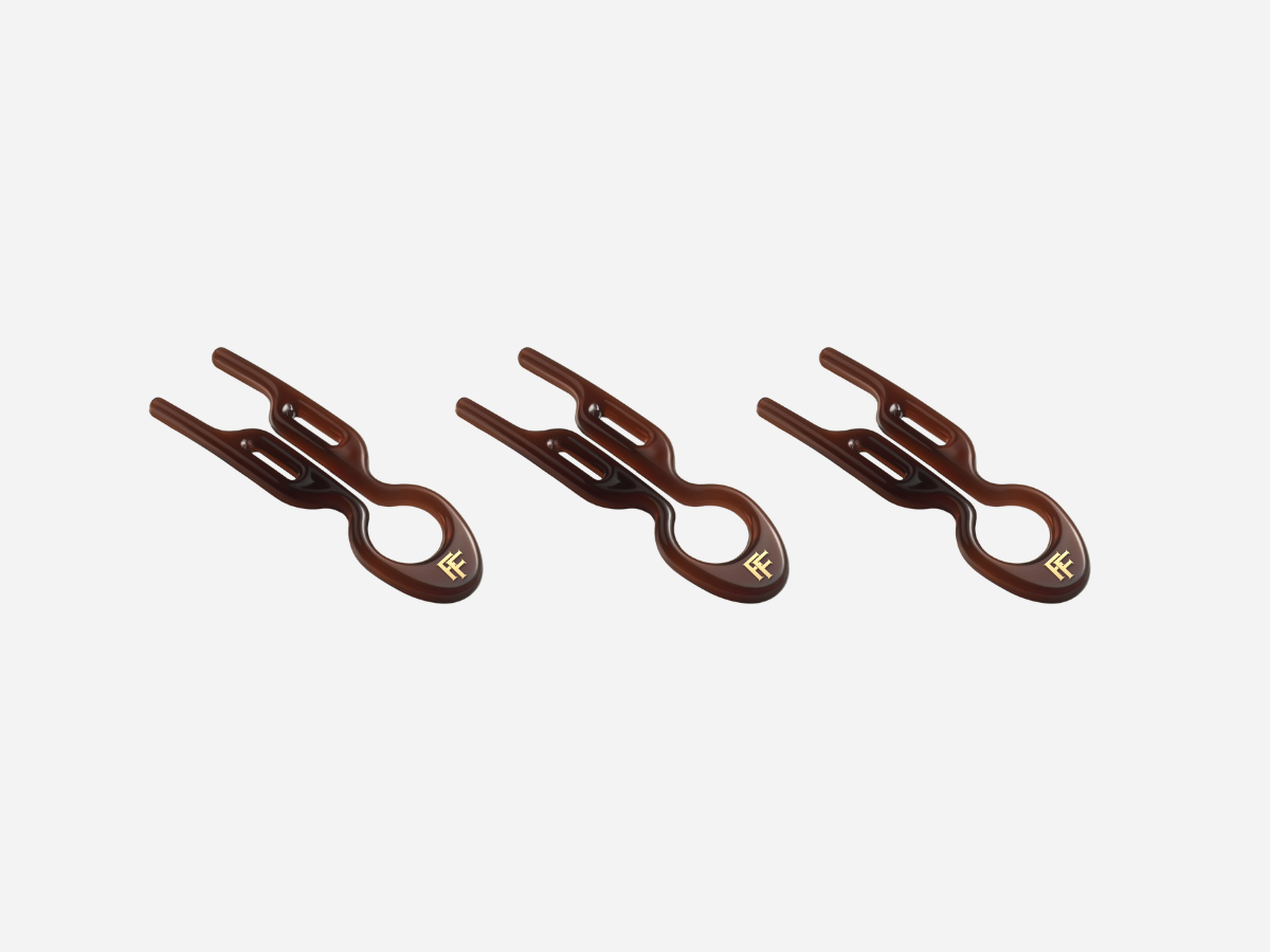 Nº1 HAIRPIN PETITE | Brown (5 per box)