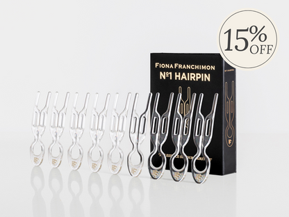 Nº 1 HAIRPIN | Transparent (3 or 5 per box)