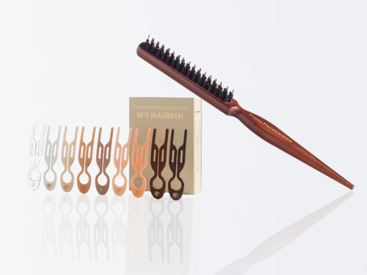 Nº1 HAIRPIN Volume Value Set | Beige Grand Collection & Backcomb Hair Brush