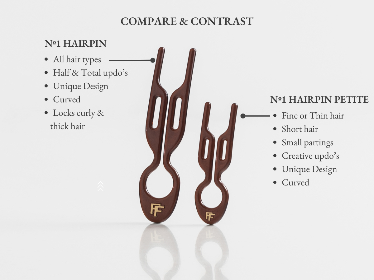 Nº1 HAIRPIN PETITE | Brown (5 per box)