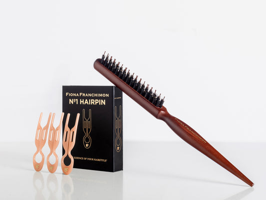 №1 Hairpin Volume Value Set | Rose & Backcomb Hair Brush